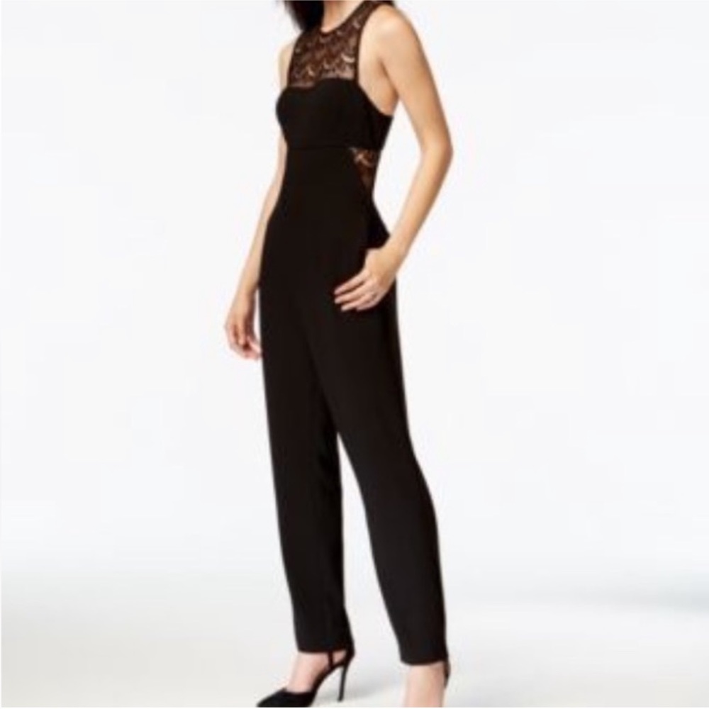 Rachel Roy Black Lace Jumpsuit